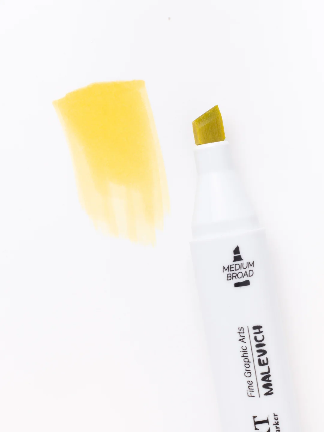 Маркер спиртовой Малевичъ GrafArt Brush, Оттенки желтого, 1 шт