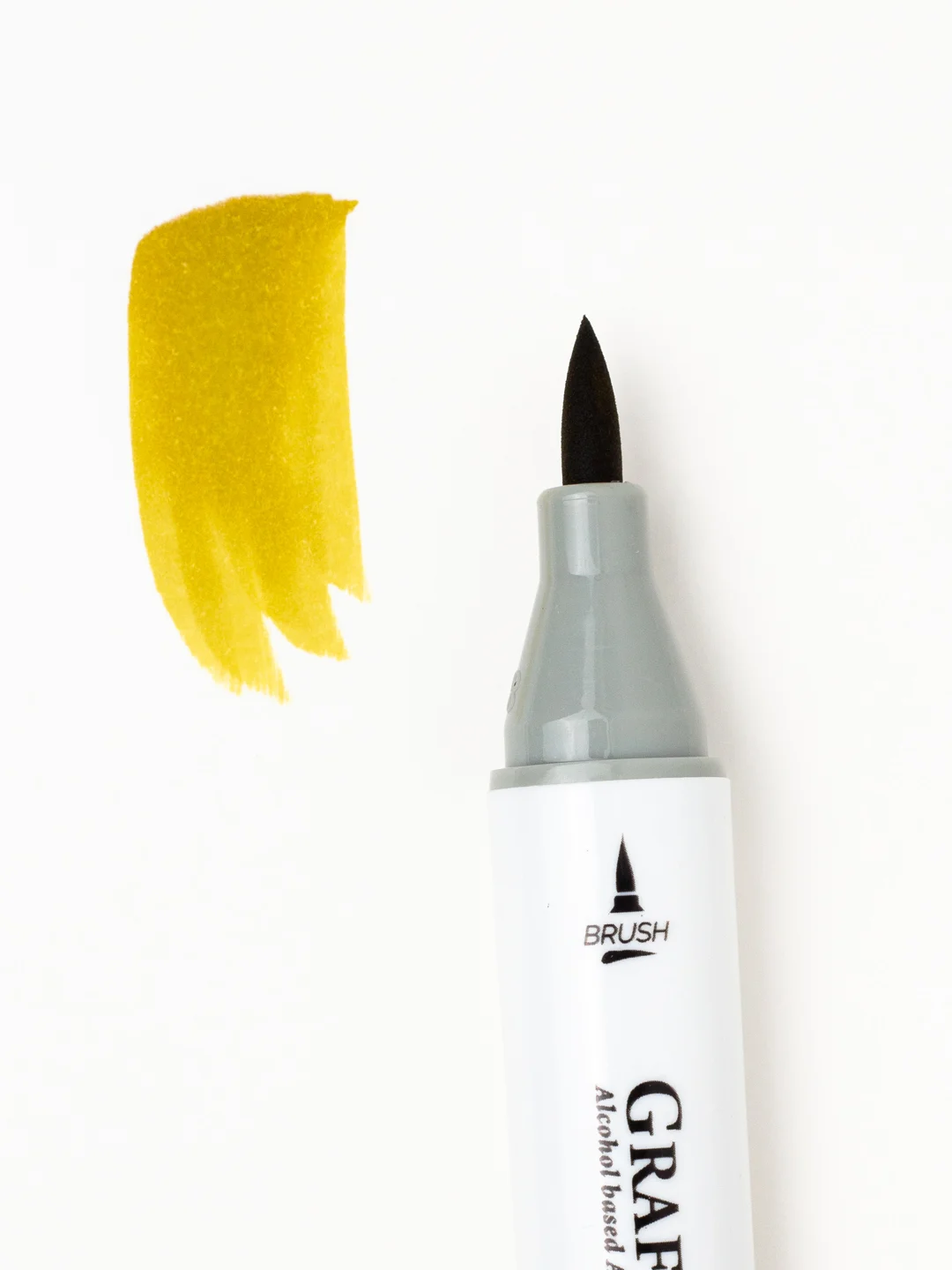 Маркер спиртовой Малевичъ GrafArt Brush, Оттенки желтого, 1 шт