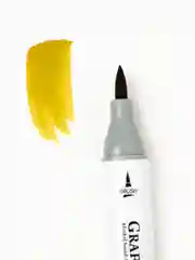 Маркер спиртовой Малевичъ GrafArt Brush, Оттенки желтого, 1 шт