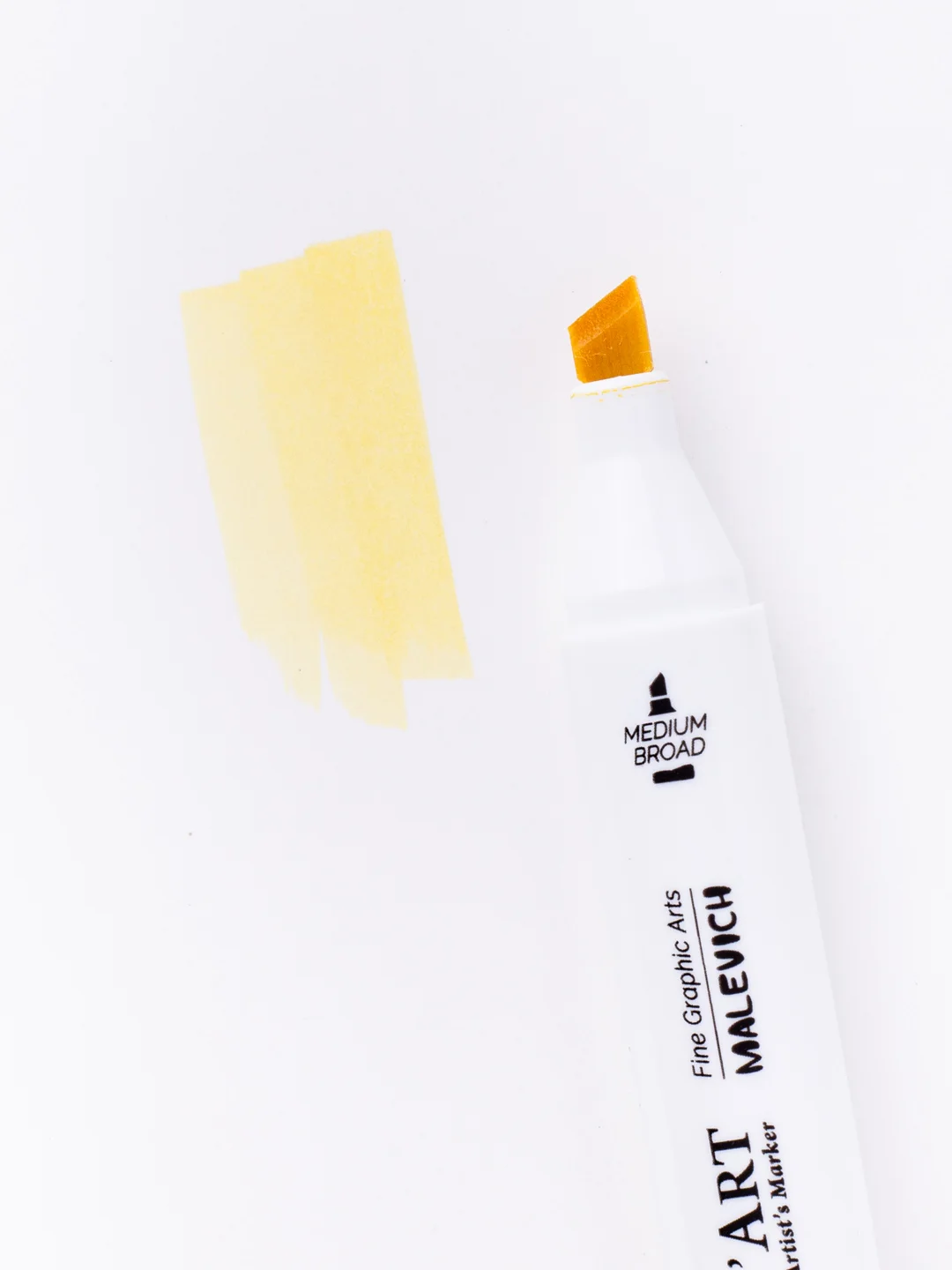 Маркер спиртовой Малевичъ GrafArt Brush, Оттенки желтого, 1 шт