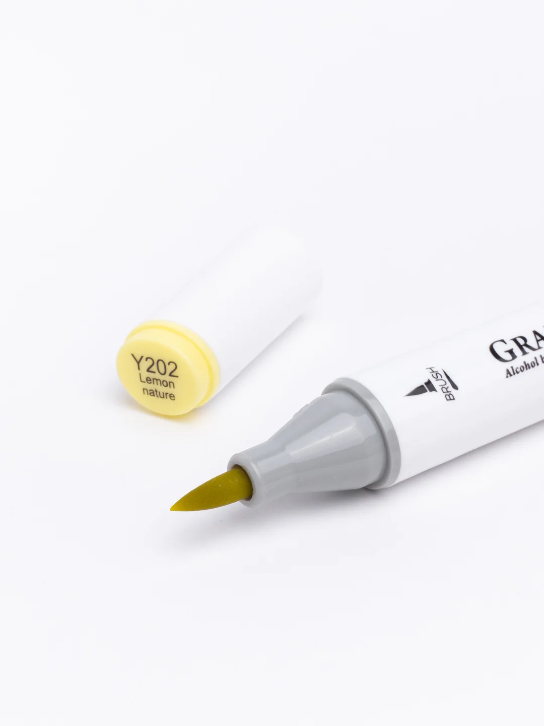 Маркер спиртовой Малевичъ GrafArt Brush, Оттенки желтого, 1 шт