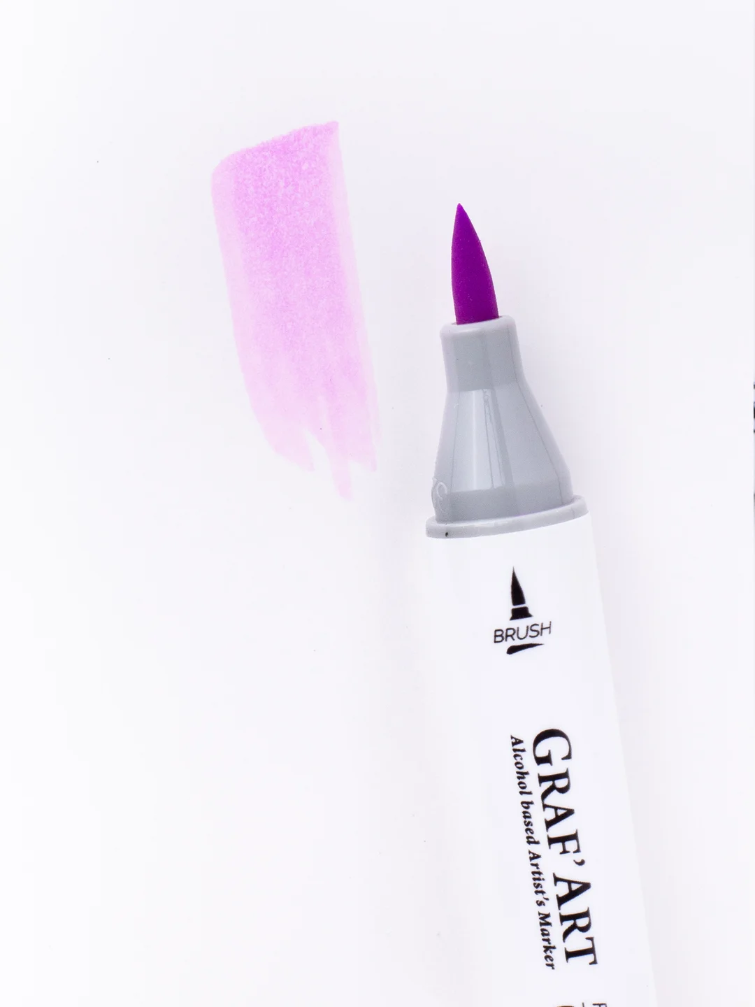 Маркер спиртовой Малевичъ GrafArt Brush, Оттенки розового, 1 шт