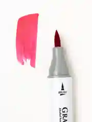 Маркер спиртовой Малевичъ GrafArt Brush, Оттенки розового, 1 шт