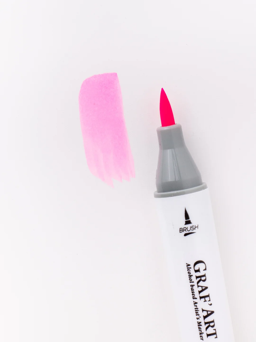 Маркер спиртовой Малевичъ GrafArt Brush, Оттенки розового, 1 шт