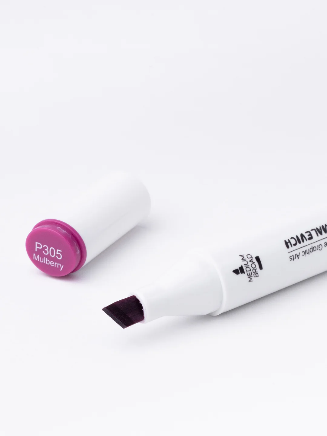 Маркер спиртовой Малевичъ GrafArt Brush, Оттенки розового, 1 шт