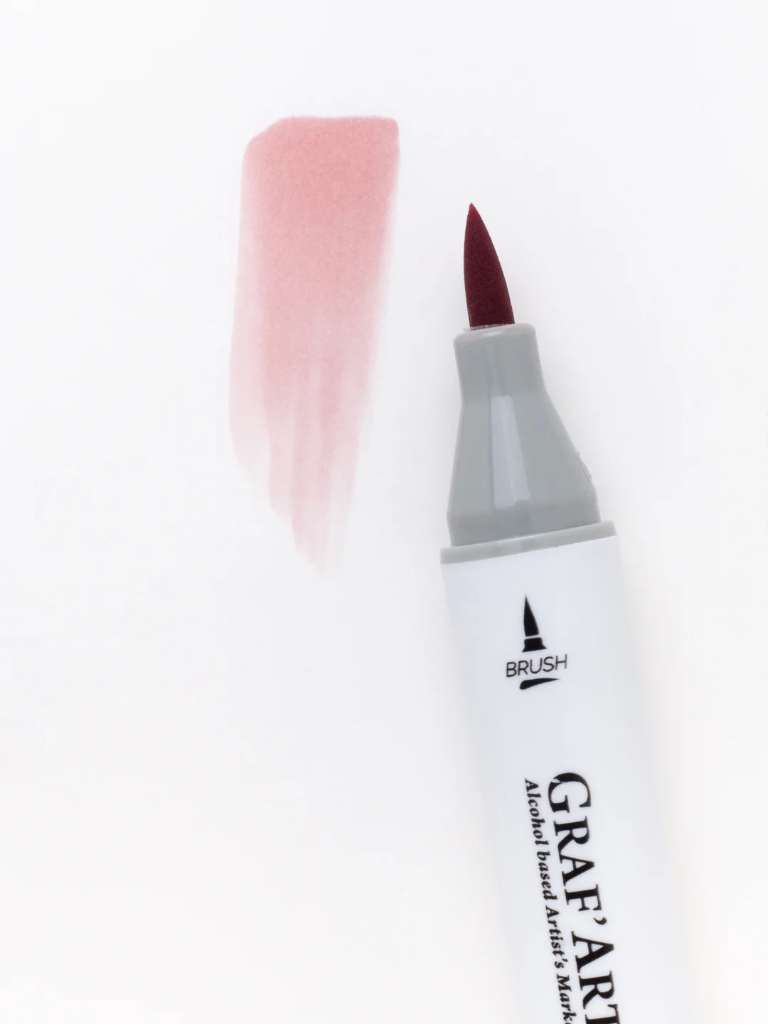 Маркер спиртовой Малевичъ GrafArt Brush, Оттенки розового, 1 шт
