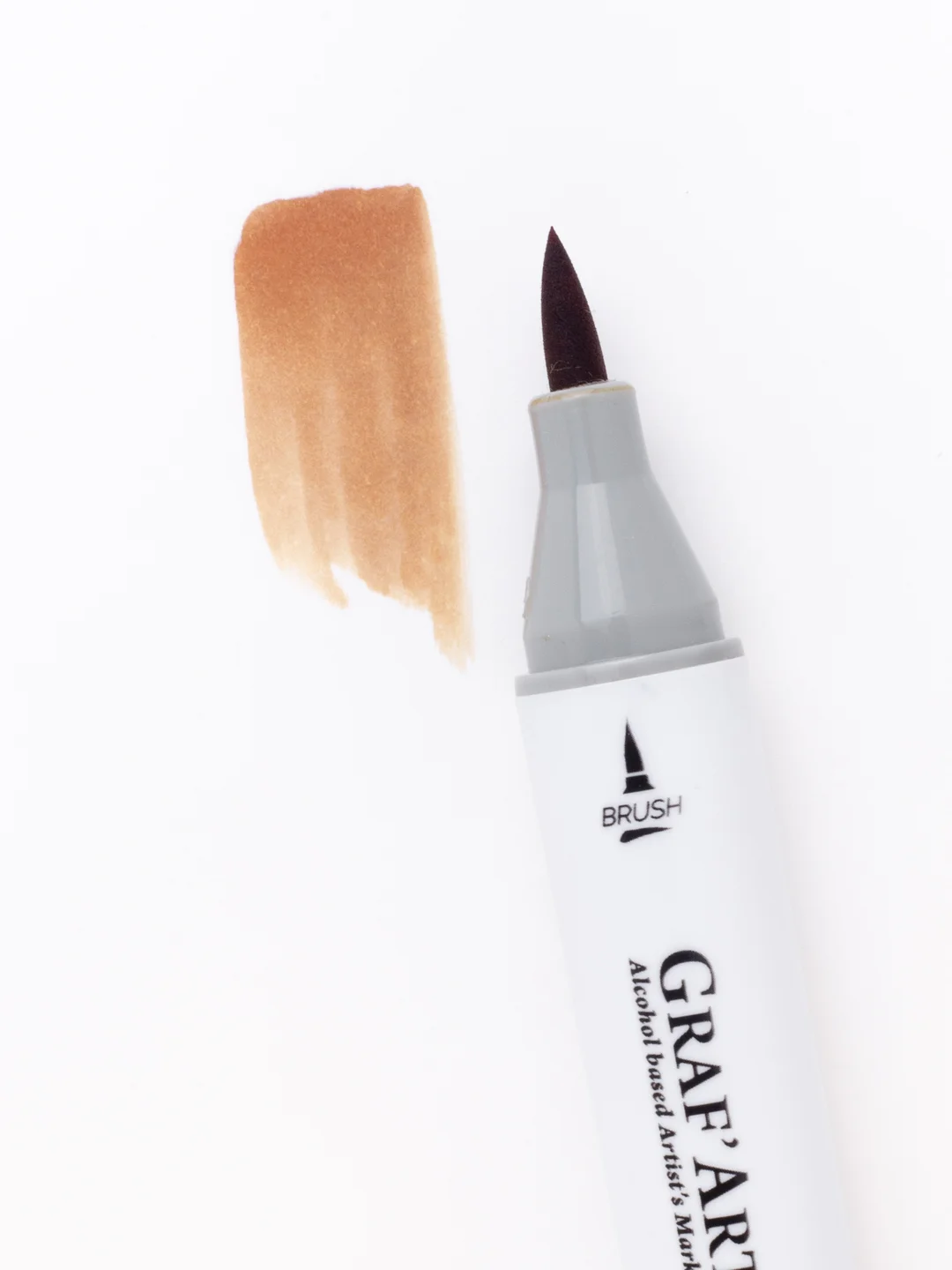 Маркер спиртовой Малевичъ GrafArt Brush, Оттенки коричневого, 1 шт