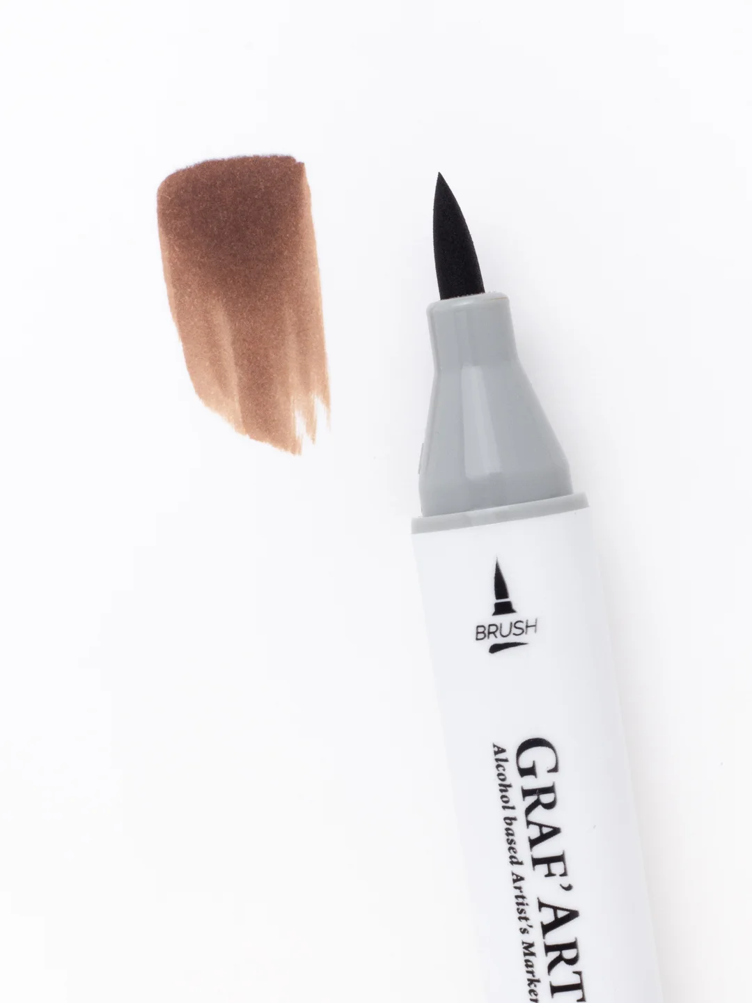 Маркер спиртовой Малевичъ GrafArt Brush, Оттенки коричневого, 1 шт