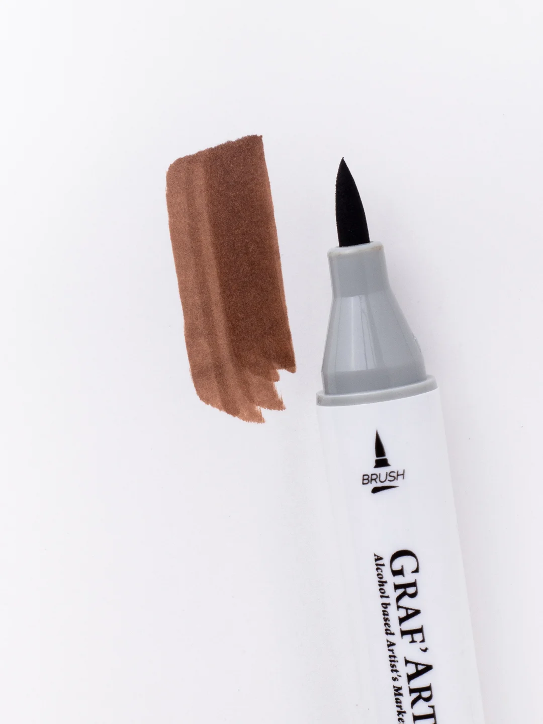 Маркер спиртовой Малевичъ GrafArt Brush, Оттенки коричневого, 1 шт