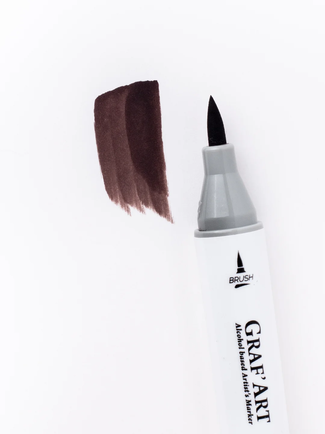 Маркер спиртовой Малевичъ GrafArt Brush, Оттенки коричневого, 1 шт
