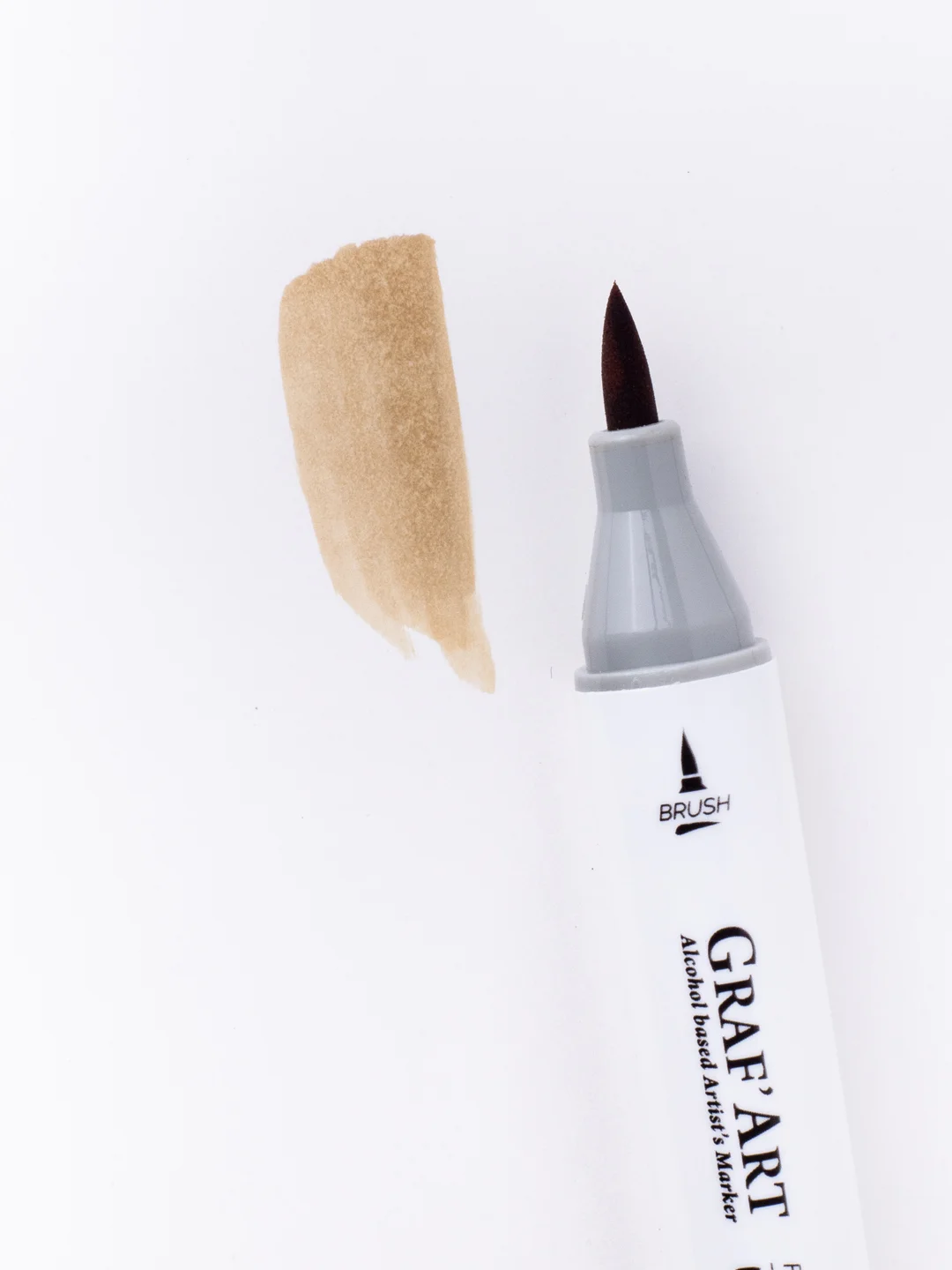 Маркер спиртовой Малевичъ GrafArt Brush, Оттенки коричневого, 1 шт