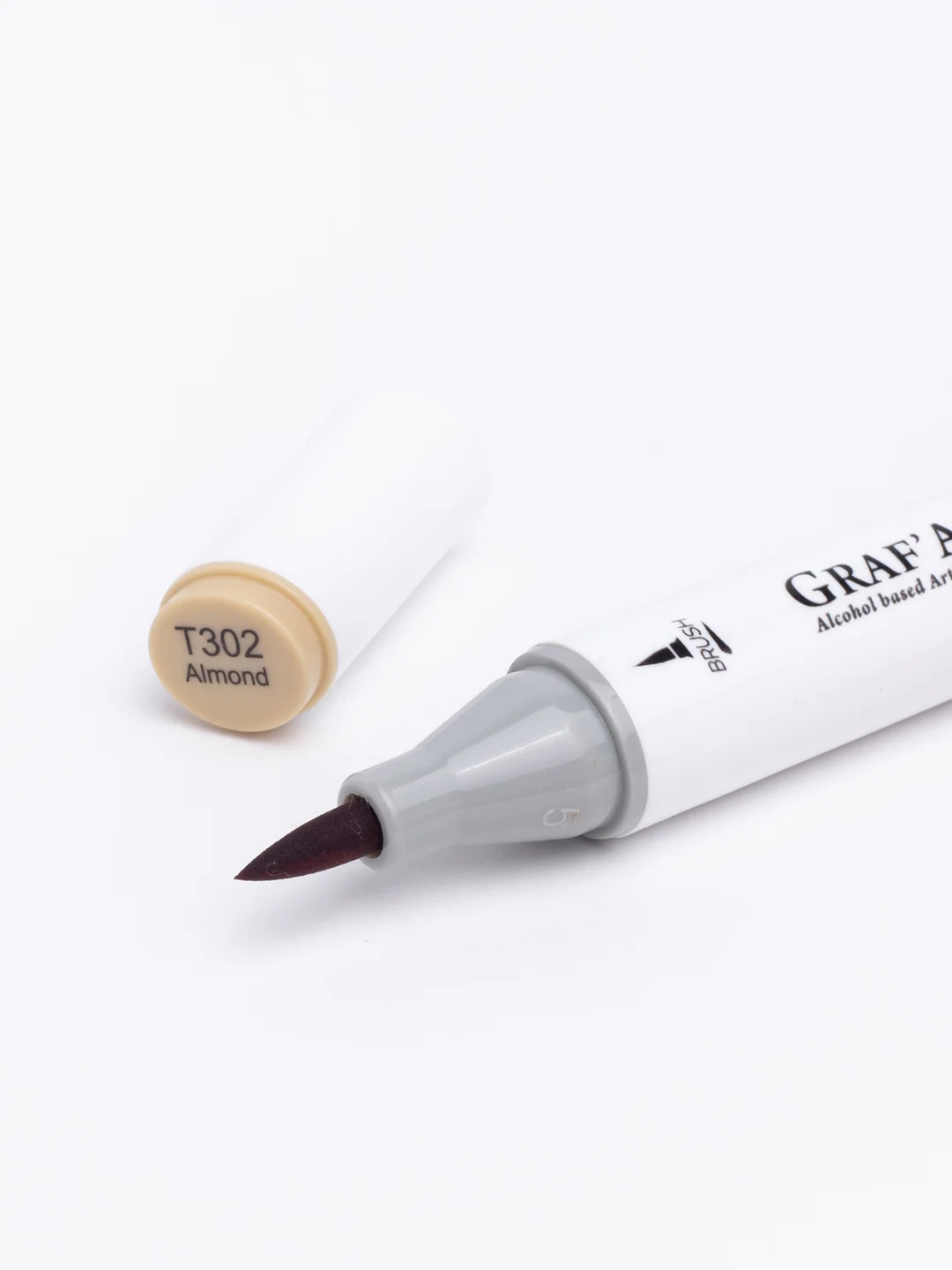 Маркер спиртовой Малевичъ GrafArt Brush, Оттенки коричневого, 1 шт