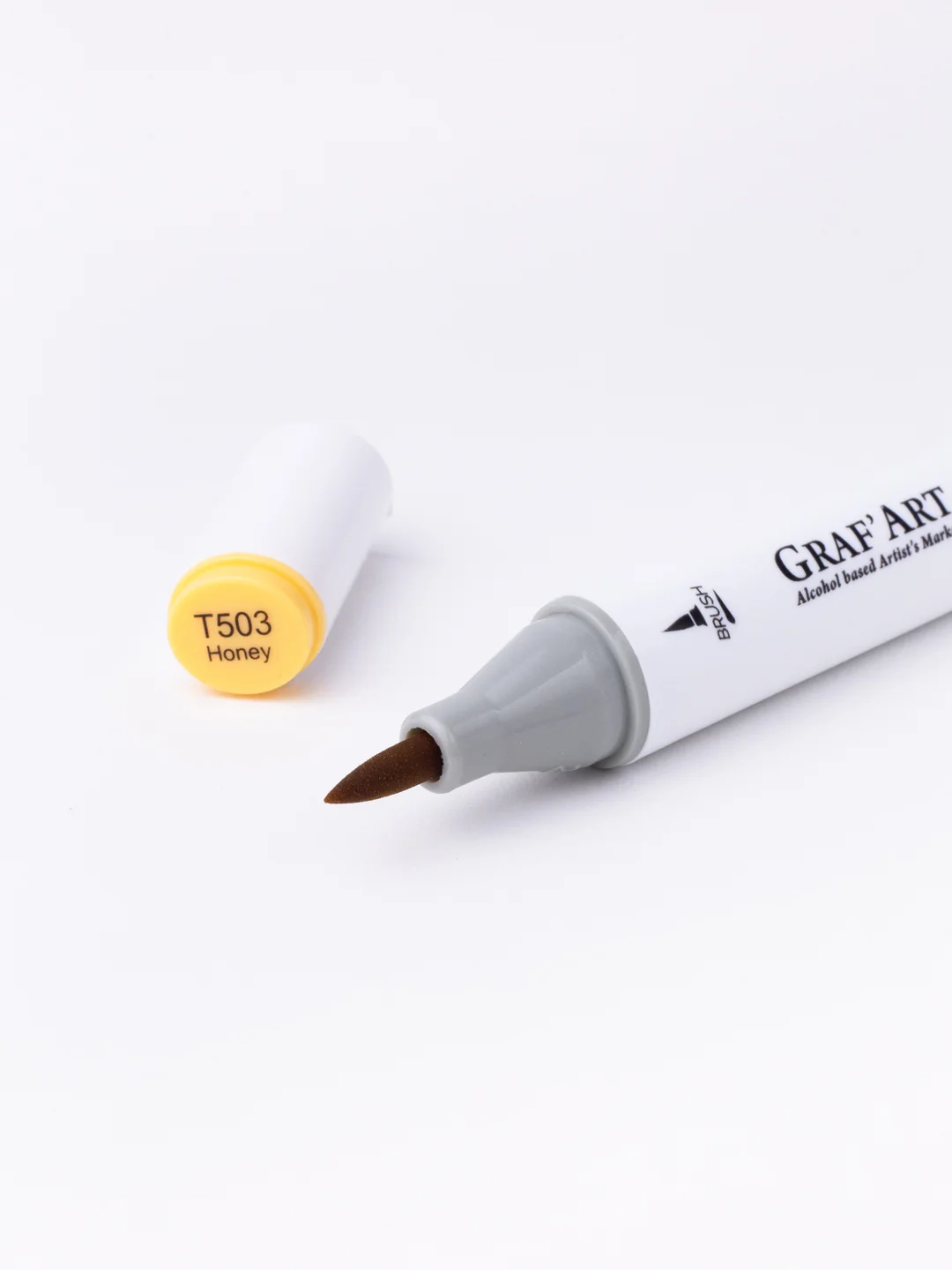Маркер спиртовой Малевичъ GrafArt Brush, Оттенки коричневого, 1 шт