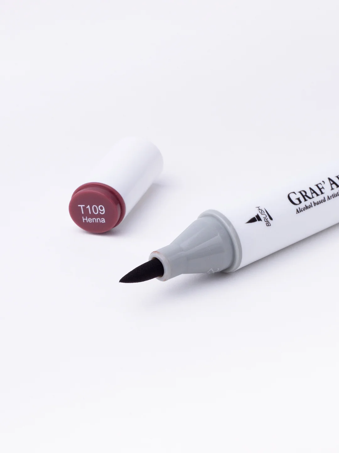 Маркер спиртовой Малевичъ GrafArt Brush, Оттенки коричневого, 1 шт