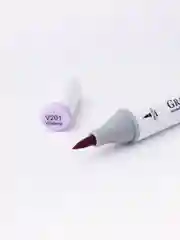 Маркер спиртовой Малевичъ GrafArt Brush, Оттенки фиолетового, 1 шт