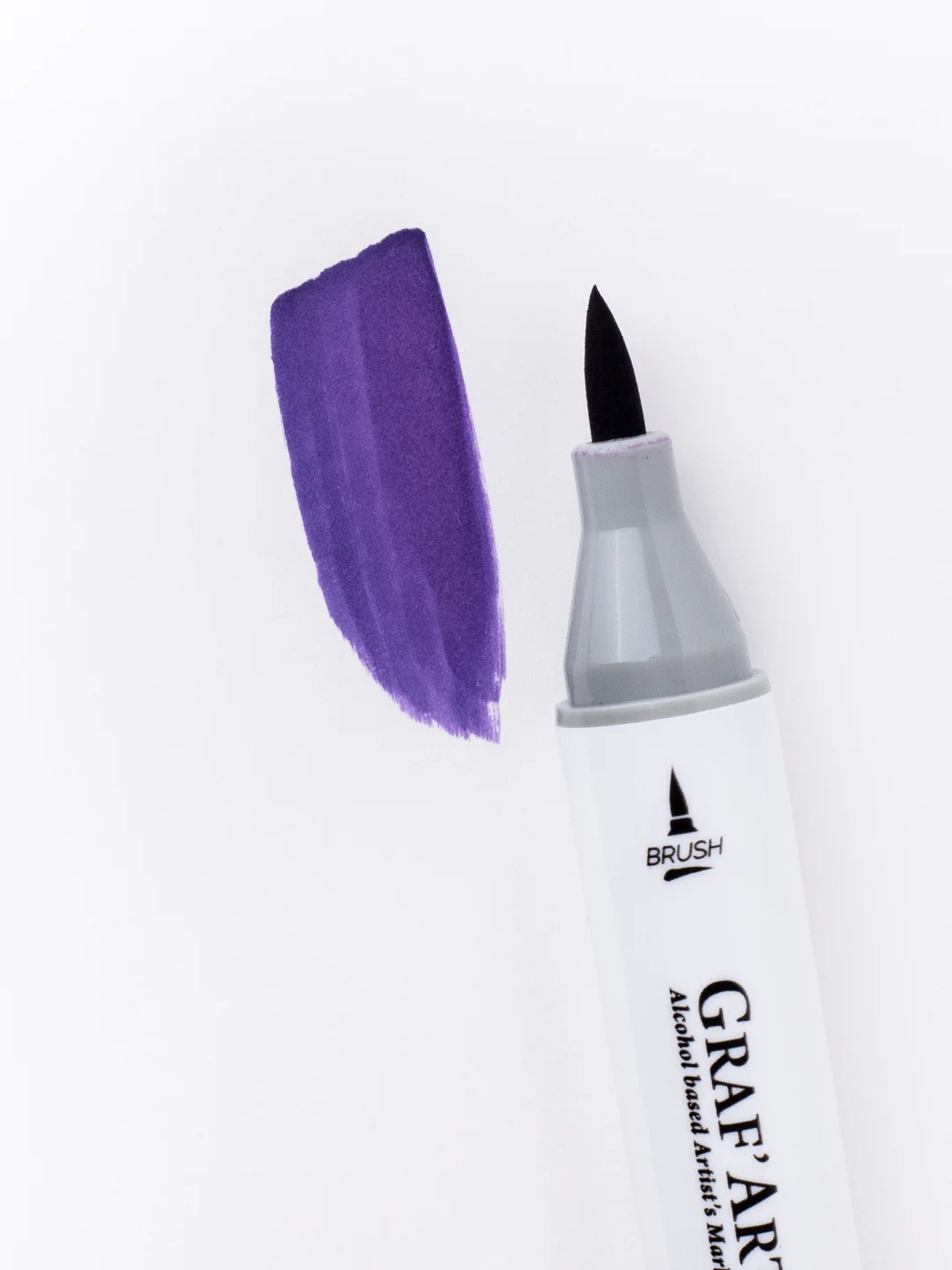 Маркер спиртовой Малевичъ GrafArt Brush, Оттенки фиолетового, 1 шт