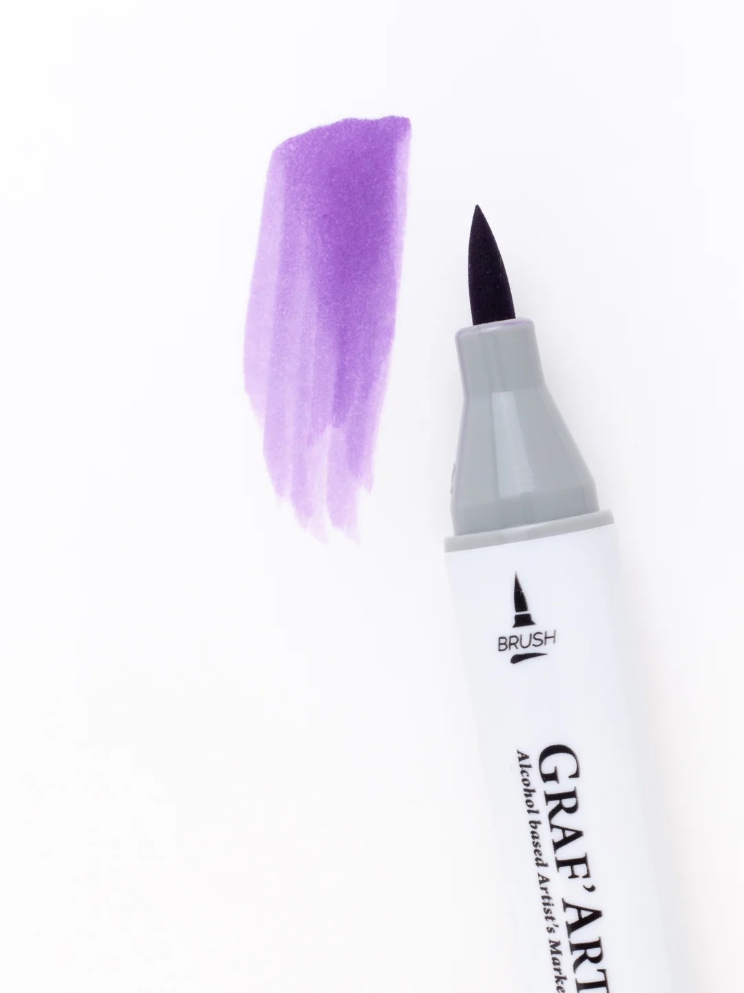 Маркер спиртовой Малевичъ GrafArt Brush, Оттенки фиолетового, 1 шт