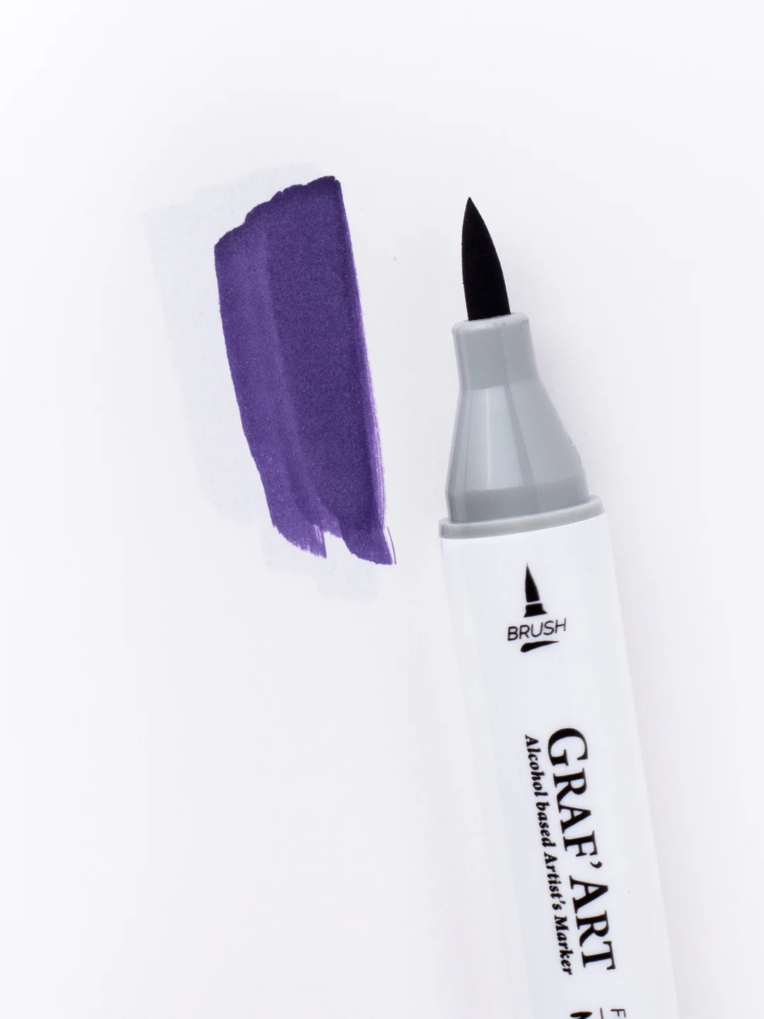 Маркер спиртовой Малевичъ GrafArt Brush, Оттенки фиолетового, 1 шт