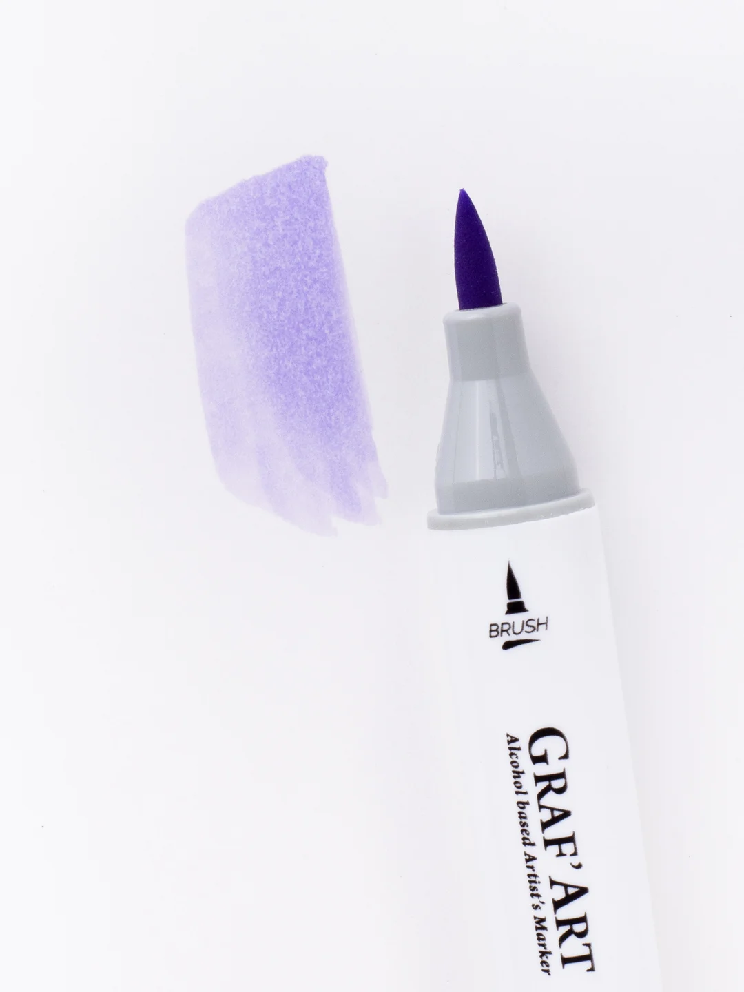 Маркер спиртовой Малевичъ GrafArt Brush, Оттенки фиолетового, 1 шт