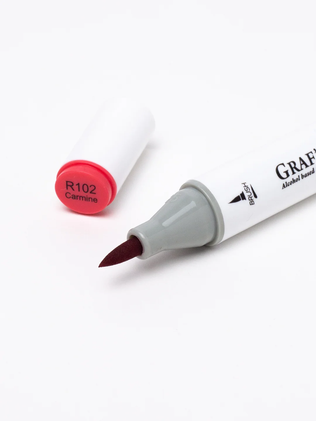 Маркер спиртовой Малевичъ GrafArt Brush, Оттенки красного