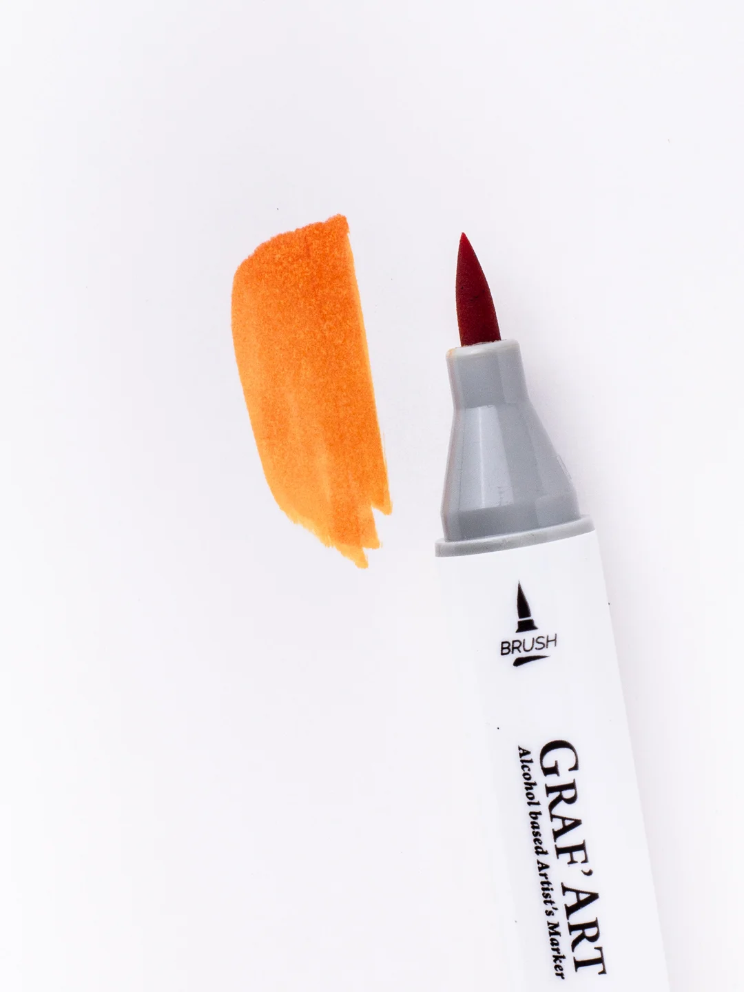 Маркер спиртовой Малевичъ GrafArt Brush, Оттенки оранжевого, 1 шт