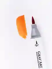 Маркер спиртовой Малевичъ GrafArt Brush, Оттенки оранжевого, 1 шт