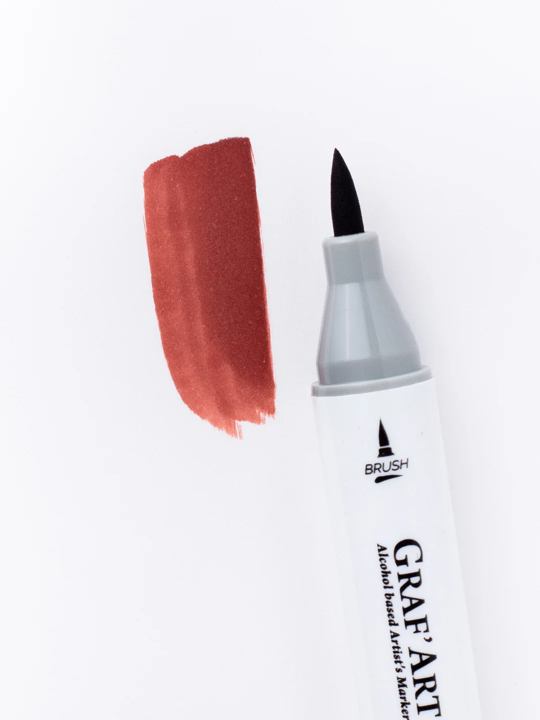 Маркер спиртовой Малевичъ GrafArt Brush, Оттенки оранжевого, 1 шт
