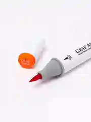 Маркер спиртовой Малевичъ GrafArt Brush, Оттенки оранжевого, 1 шт