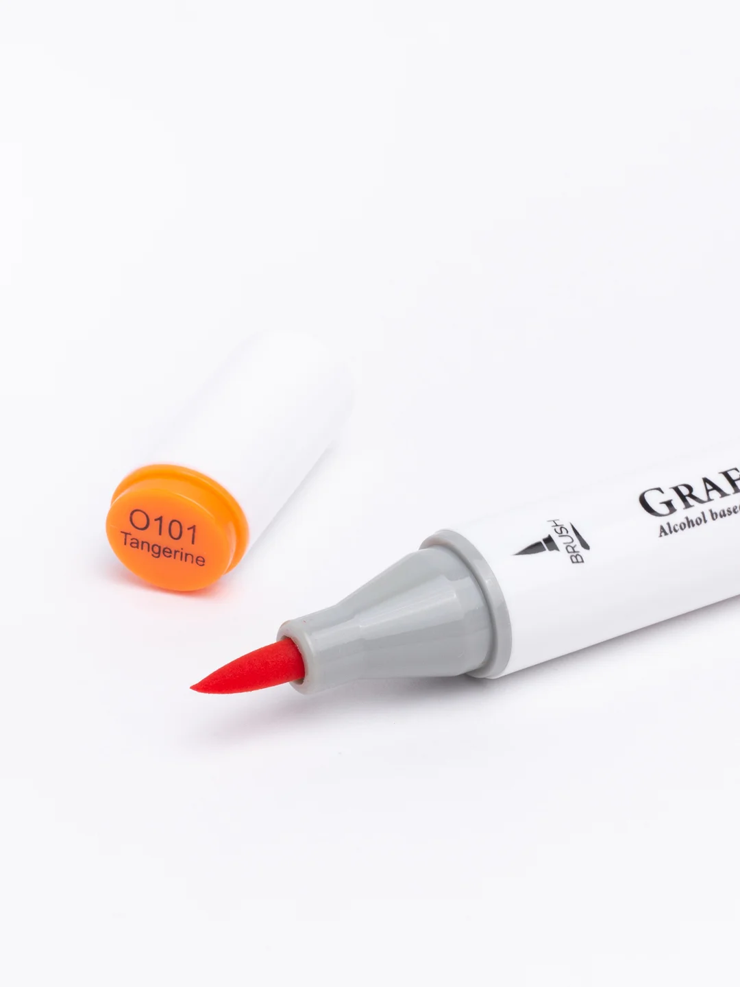 Маркер спиртовой Малевичъ GrafArt Brush, Оттенки оранжевого, 1 шт