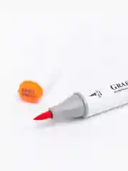 Маркер спиртовой Малевичъ GrafArt Brush, Оттенки оранжевого, 1 шт
