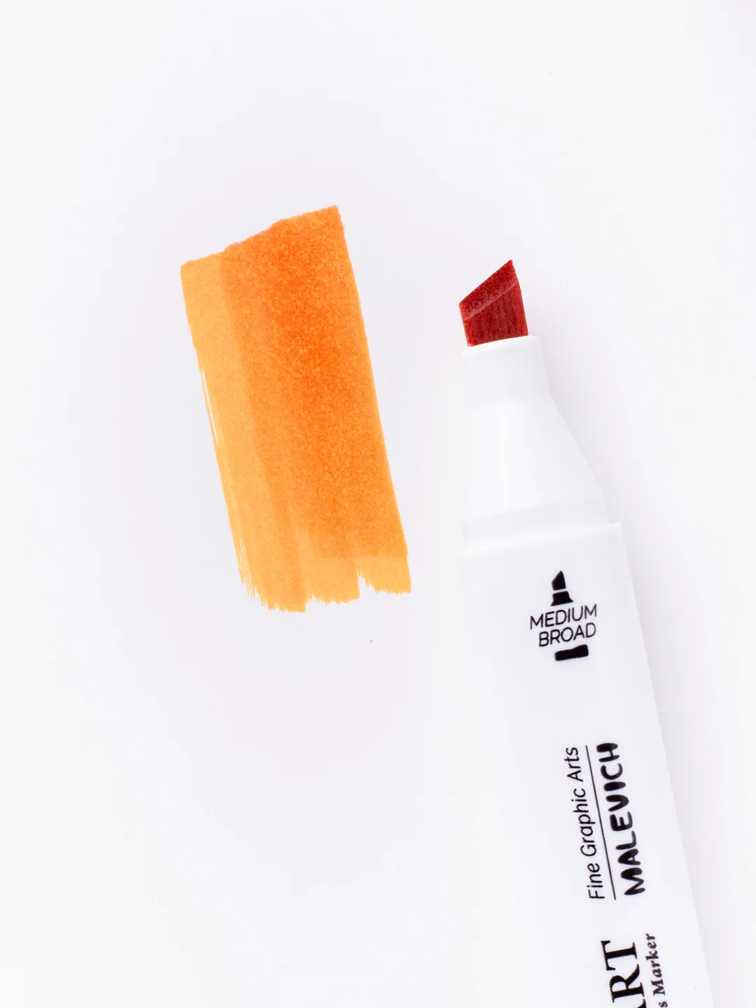 Маркер спиртовой Малевичъ GrafArt Brush, Оттенки оранжевого, 1 шт