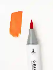 Маркер спиртовой Малевичъ GrafArt Brush, Оттенки оранжевого, 1 шт