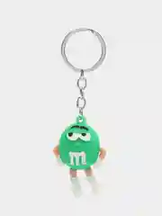 Зеленый стильный 3D брелок M&Ms /на рюкзак/на ключи