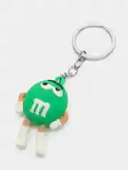 Зеленый стильный 3D брелок M&Ms /на рюкзак/на ключи