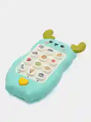 Коралловый детский музыкальный смартфон-телефон "Олень"