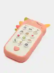 Коралловый детский телефон, развивающий, "Единорог" с прорезывателем