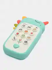Коралловый детский телефон, развивающий, "Единорог" с прорезывателем