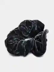 Угольный резинка для волос бархатная