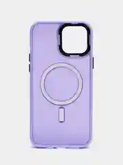 Лавандовый чехол MagSafe для iPhone (Айфон) 11, 12, 13, 14, Pro, Pro Max, Plus, силиконовый