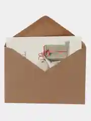 Открытки с крафт конвертом