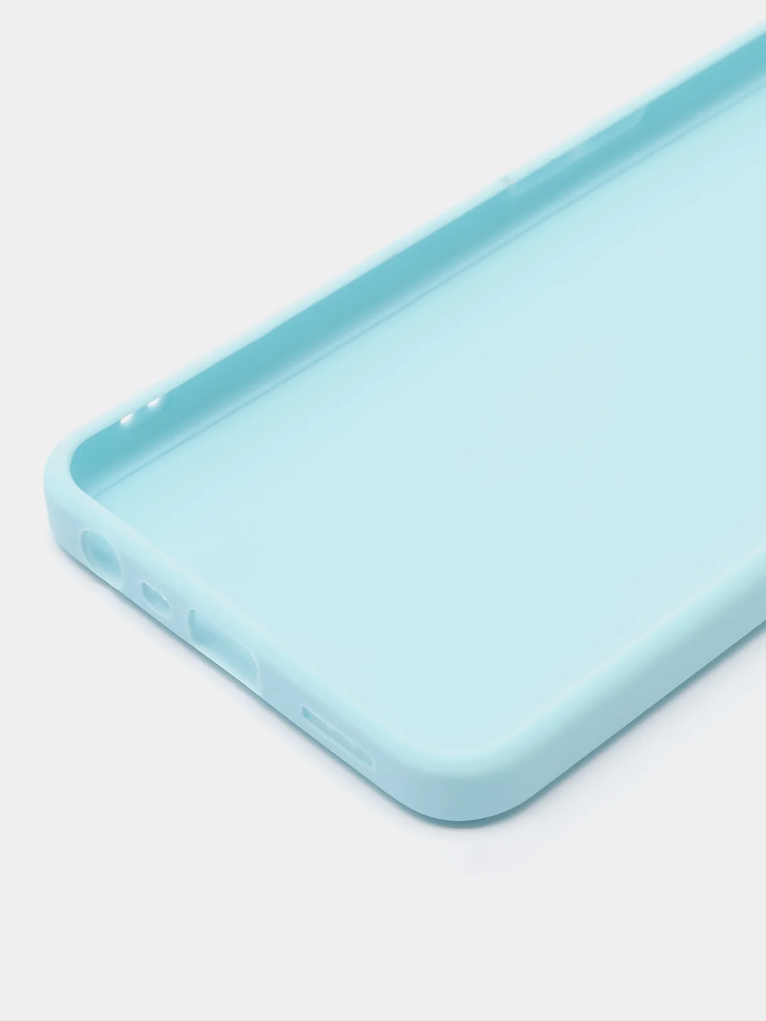 Голубой силиконовый чехол для Oppo A54 (Оппо А54)