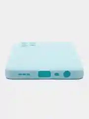 Голубой силиконовый чехол для Oppo A54 (Оппо А54)