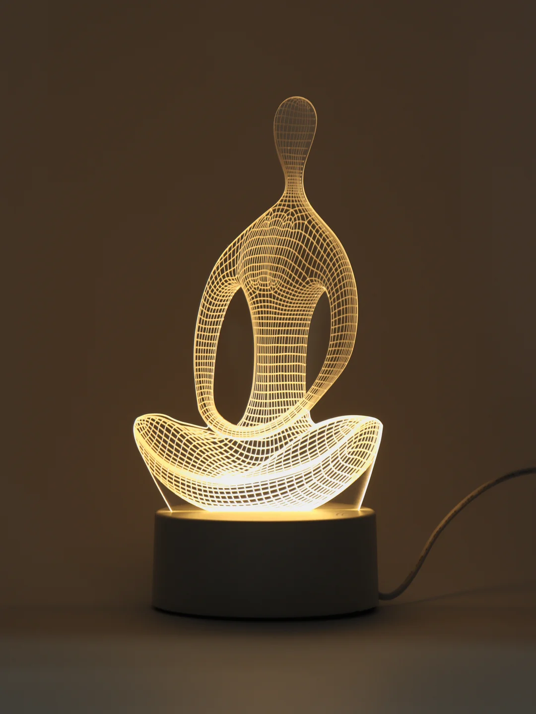 Бронзовый светильник ночник 3D светодиодный LED, подарок