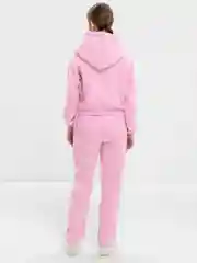 Розовый женский спортивный костюм на флисе