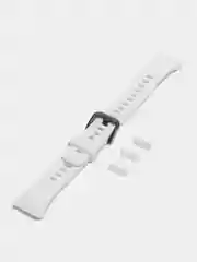 Белый спортивный силиконовый ремешок для Huawei Honor Band 6