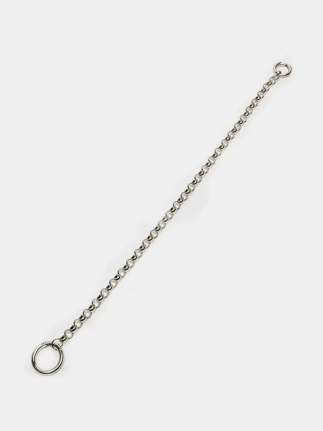 Серебряный цепочка на джинсы Nika, на пояс, подвеска на сумку
