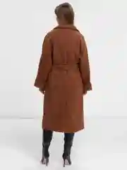 Бронзовый пальто женское, оверсайз
