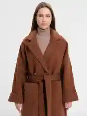 Бронзовый пальто женское, оверсайз