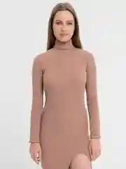 Бежевый платье женское