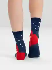 Вишнёвый носки женские новогодние, хлопок, высокая посадка, единый размер, повседневные